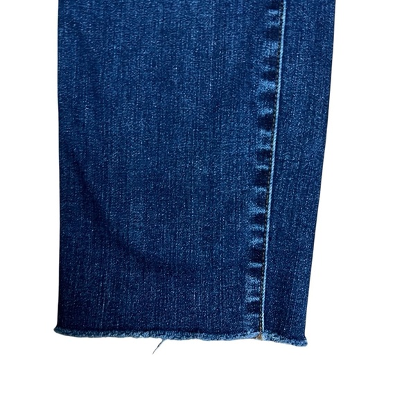 J Crew Vintage Straight High Rise Jeans Womens US 27  Raw Ankle Hem Excellent - Picture 5 of 7